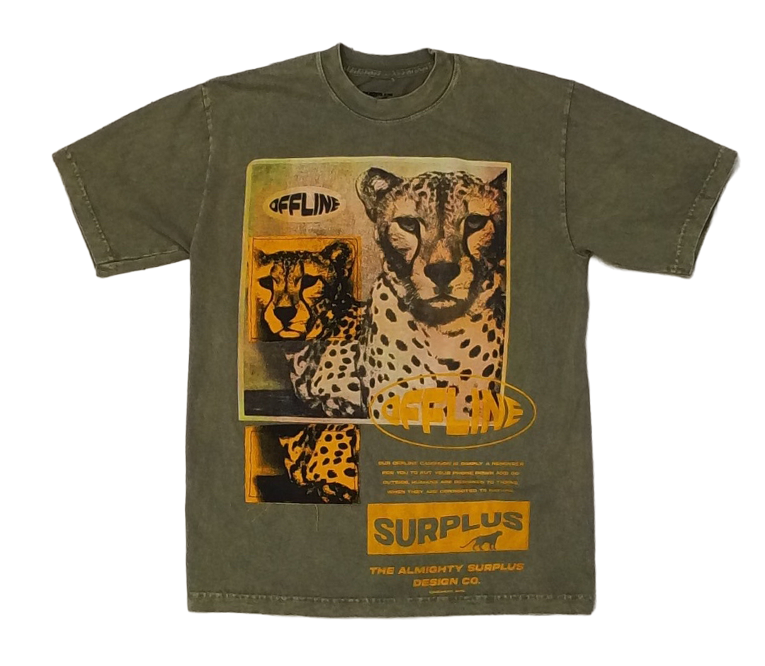 Green cats shirt with patchwork 1/1