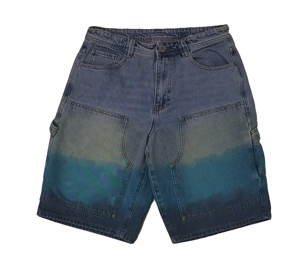Size 32 x 12 dip dye jean shorts 1/1