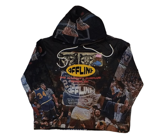 Mike JAWDIN tapestry style hoodie 1/1