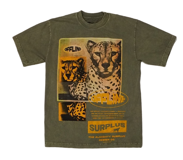 Green cats shirt with patchwork 1/1