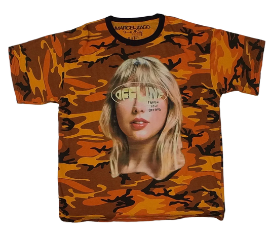 T Swift orange camo t shirt 1/1